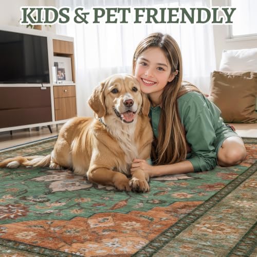 Tangsoo Farmhouse 3x5 Rugs, Washable Non Slip Accent Rugs for Entryway - Image 6