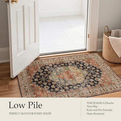 Ruaruarug Washable Area Rug 8×10 for Living Room, Ultra Soft, Maroon - Image 7