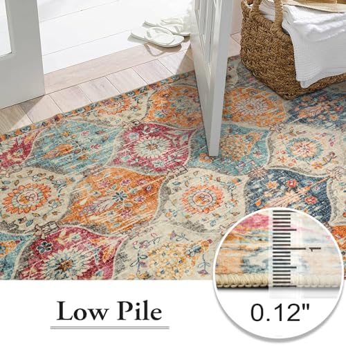 Lahome Moroccan 6x9 Rugs for Living Room, Washable 6x9 Area Rug for Bedroom - Image 6