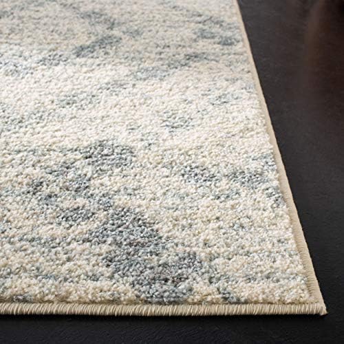 SAFAVIEH Adirondack Square Rug 6', Boho Ivory & Light Blue ADR131T - Image 6