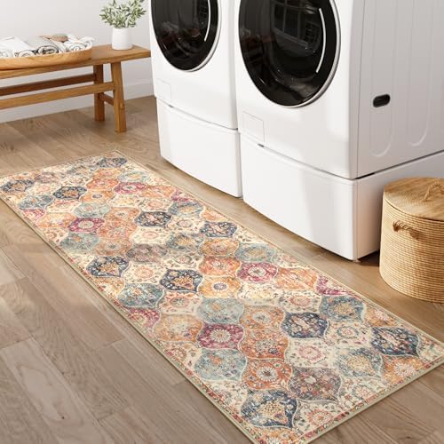 Lahome Moroccan Kitchen Runner for Hallways, 2x7 Runner Rug Non Slip - Image 6