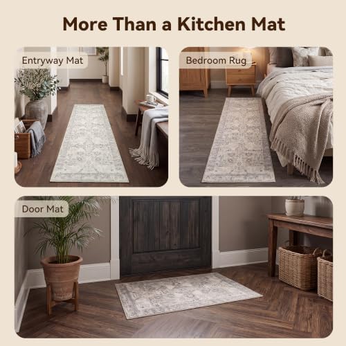 GRANNY SAYS Boho Kitchen Rug Set of 3, Anti Fatigue Kitchen Mats Non Slip - Image 7