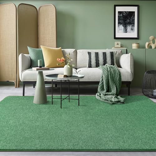 AROGAN 5x7 Area Rugs for Living Room Non Slip Dorm Bedroom Rug, Matte Green - Image 7