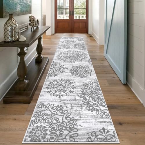HEBE Hallway Runner Rug 2'8''x12', Washable Non Slip Kitchen Rug Runner - Image 6
