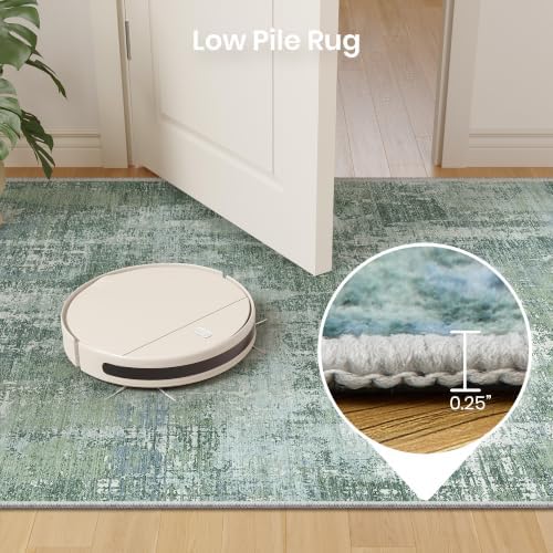 Valenrug 6x9 Area Rugs, Abstract Washable Rugs for Living Room, Sage Green - Image 7