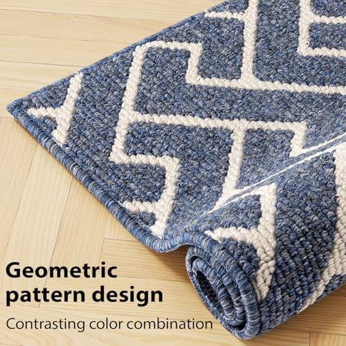 hicorfe Kitchen Runner Rug,20"x48"+20"x32" Kitchen Set,Non-Slip Kitchen Mat - Image 6