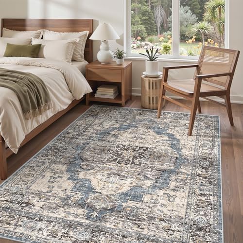 befbee Washable 5x7 Area Rug Non Slip Stain Resistant Rug for Living Room - Image 7