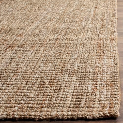 SAFAVIEH Natural Fiber Runner Rug 2x16, Jute Knotted Natural & Ivory NF447N - Image 6