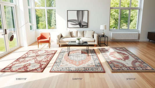 How to Choose the Right Rug Size for Your Living Room: A Guide to 5x7, 8x10, and 9x12 Rugs