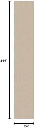 EARTHALL Washable Runner Rug, Non Slip Hallway Runner, 2x12 Ft, Sand/Beige - Image 2