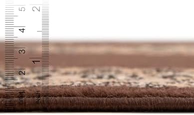 Unique Loom Reza Collection Area Rug - Washington (3' 1" x 5' 3" Rectangle Brown/Black) - Image 2