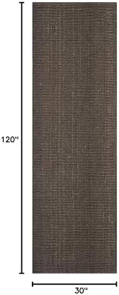 SAFAVIEH Natural Fiber Runner Rug 2'6"x10', Jute Knotted Brown NF447D - Image 2