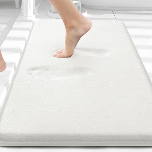 Smiry Memory Foam Bath Mat 30x20, Extra Soft and Absorbent Bathroom Rugs by Smiry