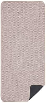 Bath Mat,Ultra Thin Bathroom Runner Rugs,Large Bath Mats for Bathroom,Quick Dry,Non-Slip,Machine Washable,Low Pile,Bath Rug,Shower Outside,Sink,Home Decor Accessories.Beige,1'9"x3'11"（21x47inch） by BosapDirect