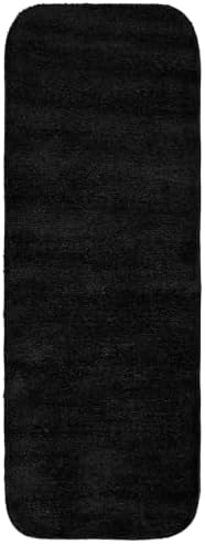 Garland Rug Traditional Nylon Washable Black 2 Bath Rugs (21" X 34", 22" X 60") - Soft, Absorbent, and Stylish for Your Bathroom - Image 7