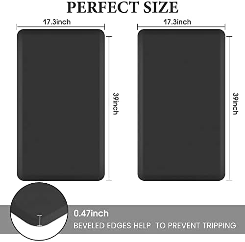 HappyTrends 2 PCS Kitchen Mat Cushioned Anti-Fatigue Floor Mat - Image 2