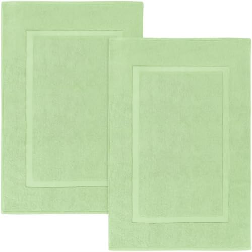 Utopia Towels Cotton Bath Mat, 21x34 in, 2 Pack, Sage Green by UTOPIATOWELS