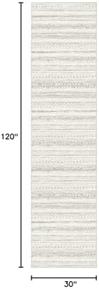 cotiled Hallway 2.6x8 Runner Rugs Washable Boho Moroccan Soft Rug - Image 2