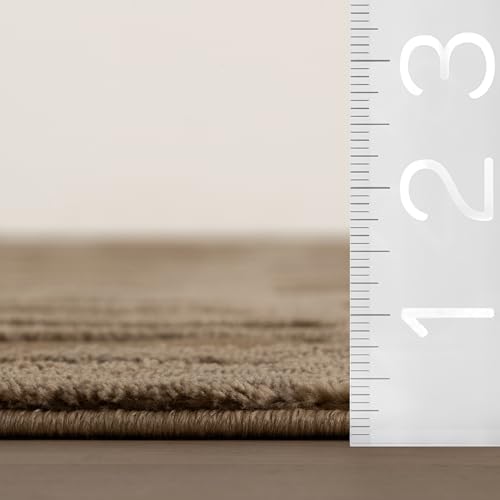 nuLOOM Kailani Sand Abstract Washable Area Rug, 12' x 15' - Image 2