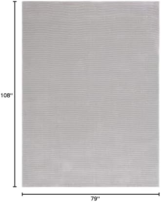 SAFAVIEH Revive Collection Area Rug - 6'7" x 9', Grey, Solid Design, Non-Shedding & Easy Care, Ideal for High Traffic Areas in Living Room, Bedroom, Dining (REV102F-6) - Image 3