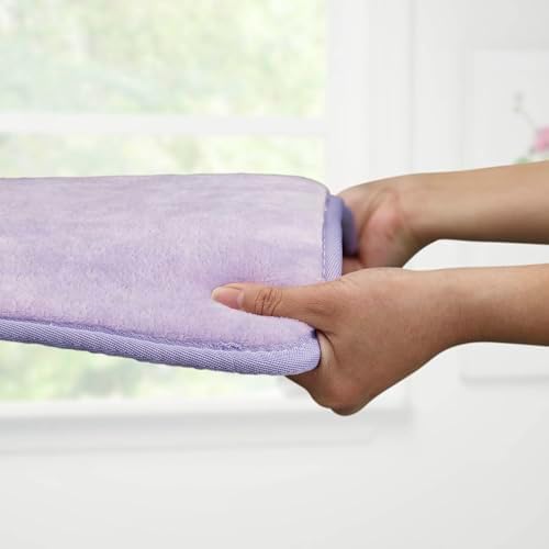 Memory Foam Bath Mat Non Slip Absorbent Super Cozy Velvet Bathroom Rug Carpet (20 inches X 32 inches, Lavender) - Image 5