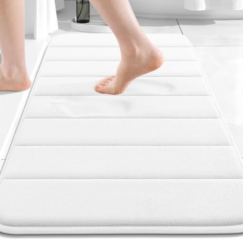 Buganda Memory Foam Bath Mat 30 x 20, Ultra Soft Absorbent Bathroom Rugs by Buganda