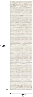 cotiled Hallway 2.6x8 Runner Rugs Washable Boho Moroccan Soft Rug - Image 2