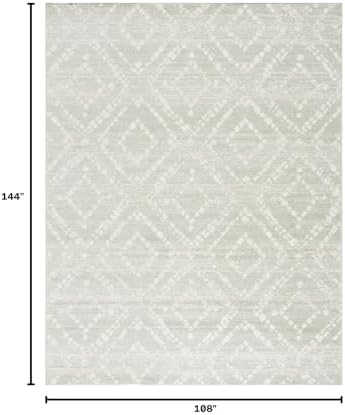 SAFAVIEH Adirondack Area Rug 9'x12', Boho Green & Ivory ADR131Y - Image 2