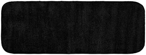 Garland Rug Traditional Bath Rug, 22-Inch by 60-Inch, Black by Garland+Rug
