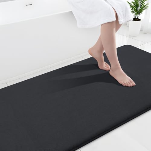 Smiry Memory Foam Bath Mat 59x24, Extra Soft and Absorbent Bathroom Rugs by Smiry