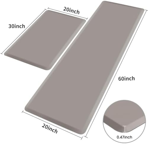 HappyTrends 2 PCS Kitchen Mat Cushioned Anti-Fatigue Floor Mat, - Image 2