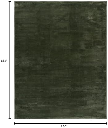 SAFAVIEH Revive Area Rug 9'x12', Modern Green REV102Y - Image 2