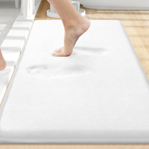 Smiry Memory Foam Bath Mat 30x20, Extra Soft and Absorbent Bathroom Rugs by Smiry