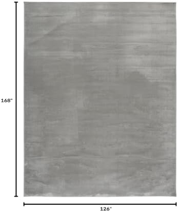SAFAVIEH Area Rug 10'6"x14 - Revive Collection - X-Large - Modern Design, Grey, Non-Shedding & Easy Cleaning, Ideal for Living Room, Bedroom, Dining Space (REV102F) - Image 2