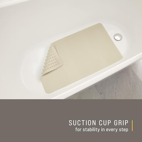 Rubbermaid Commercial Products Safti-Grip Bath Mat, Medium, White - Image 3