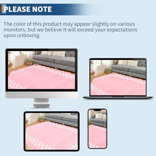 GarveeHome 8x10 Rug for Living Room Scalloped Washable Large Bedroom Rugs - Image 7