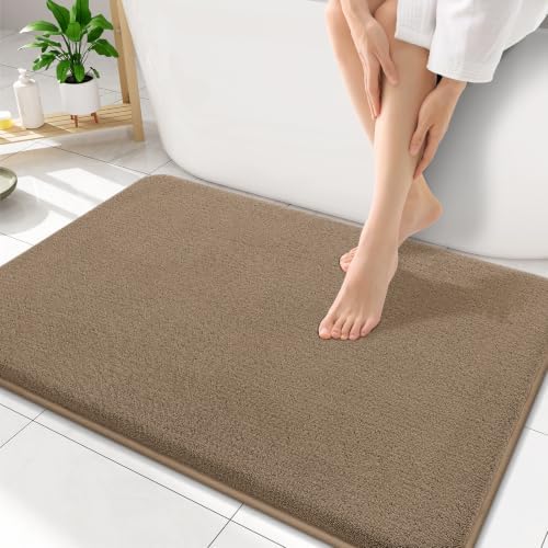 Smiry Memory Foam Bath Mat 34x21, Extra Soft Absorbent Bathroom Rugs by Smiry