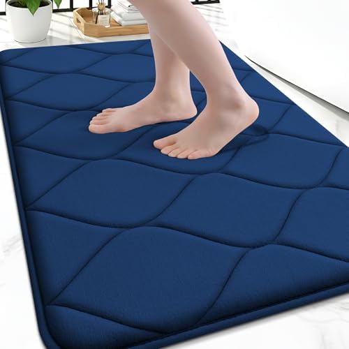 Smiry Memory Foam Bath Mat 30x20, Ultra Soft Absorbent Bathroom Rugs by Smiry