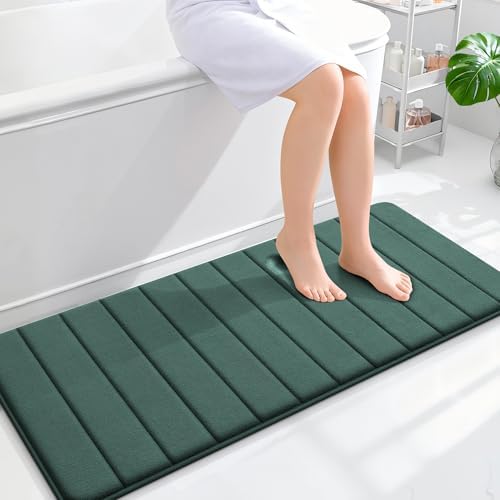 OLANLY Memory Foam Long Bathroom Rugs Runner 47x20, Super Soft Absorbent by OLANLY