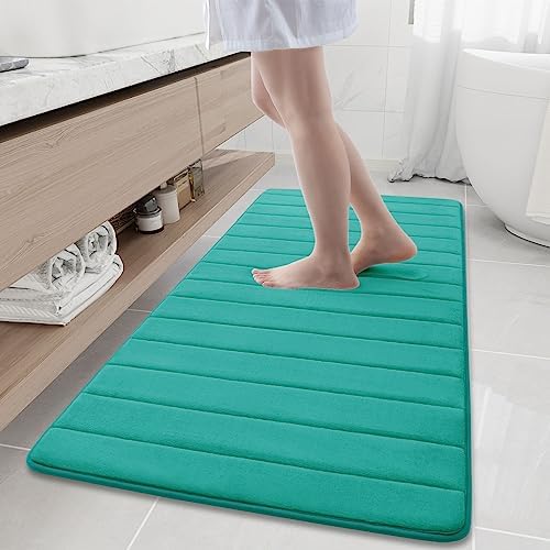 Buganda Memory Foam Bath Mat 60 x 24, Ultra Soft Absorbent Bathroom Rugs by Buganda