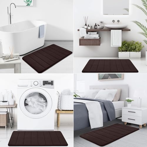 Buganda Memory Foam Bath Mat 35 x 24, Ultra Soft Absorbent Bathroom Rugs - Image 7