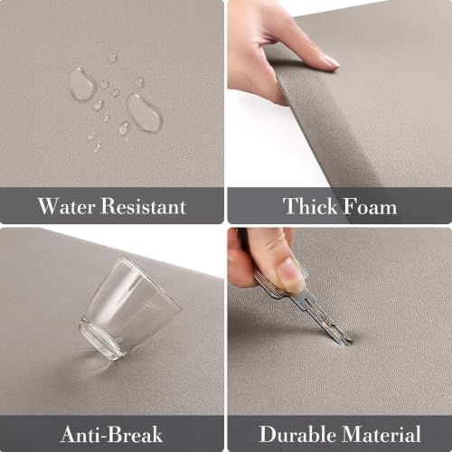 HappyTrends 2 PCS Kitchen Mat Cushioned Anti-Fatigue Floor Mat, - Image 4