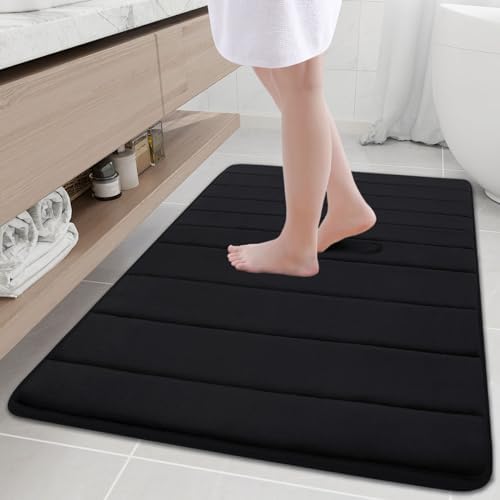 Buganda Memory Foam Bath Mat 40 x 32, Ultra Soft Absorbent Bathroom Rugs by Buganda