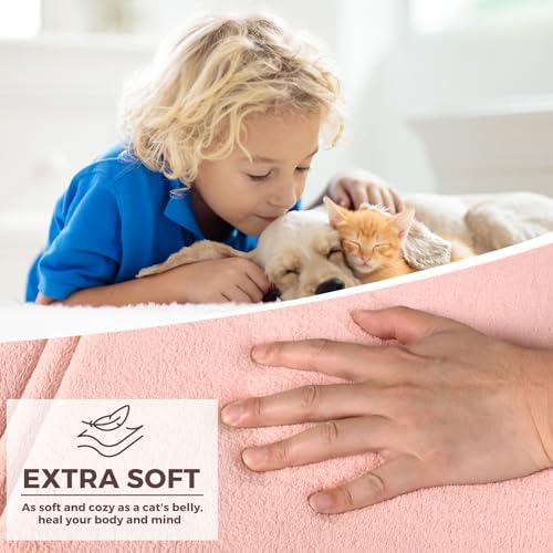 Pink Bathroom Rugs Memory Foam Bath Mat Runner Rug Set of 2 - Image 2