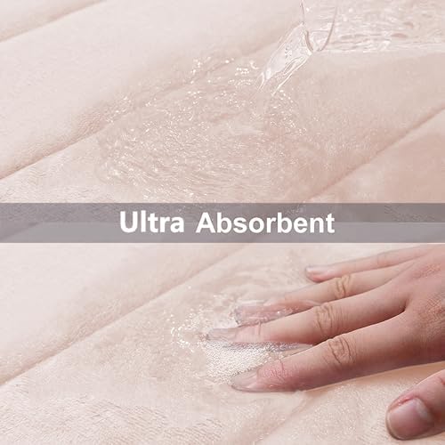 Buganda Memory Foam Bath Mat 35.4 x 24, Ultra Soft Absorbent Bathroom Rugs - Image 4