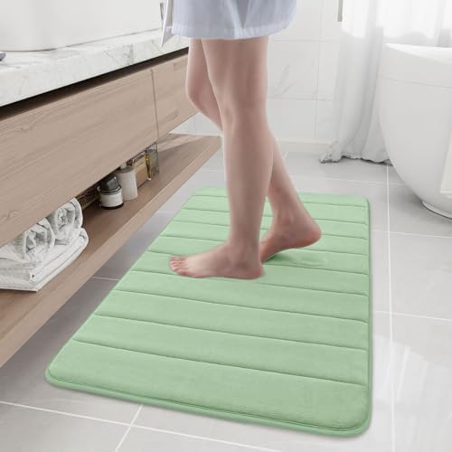 Buganda Memory Foam Bath Mat 40 x 24, Ultra Soft Absorbent Bathroom Rugs by Buganda