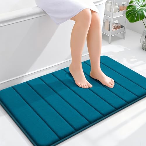 OLANLY Memory Foam Bath Mat 36x24, Super Soft and Absorbent Bathroom Rugs by OLANLY