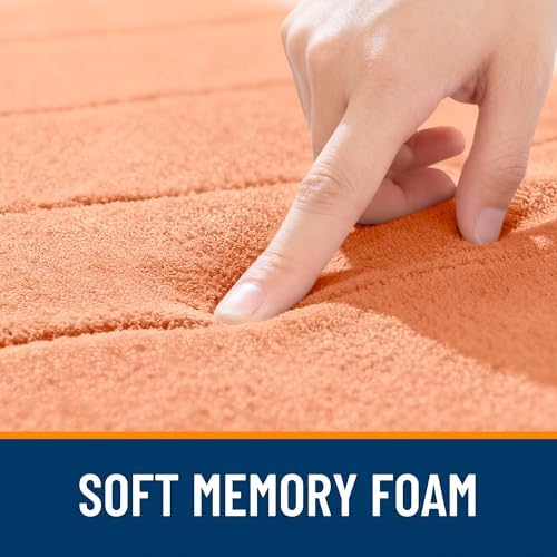 OLANLY Memory Foam Bath Mat 34x21, Super Soft and Absorbent Bathroom Rugs - Image 5