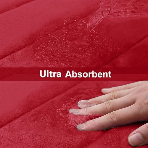 Buganda Memory Foam Bath Mat 47 x 17, Ultra Soft Absorbent Bathroom Rugs - Image 5