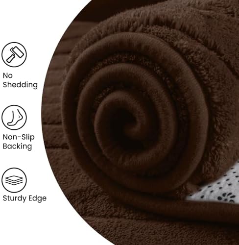 Sour Lemon 5x7 Area Rugs for Living Room Bedroom, Washbale Carpet Coffee - Image 3